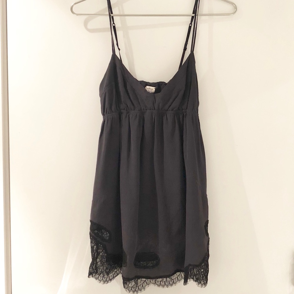 Aritzia Silk Camisole with lace detail